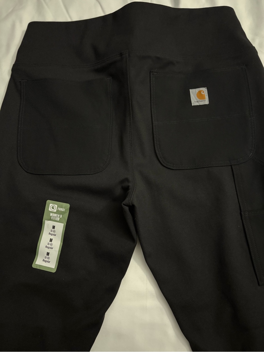 Carhartt Black Fitted Work Pants - Men's M